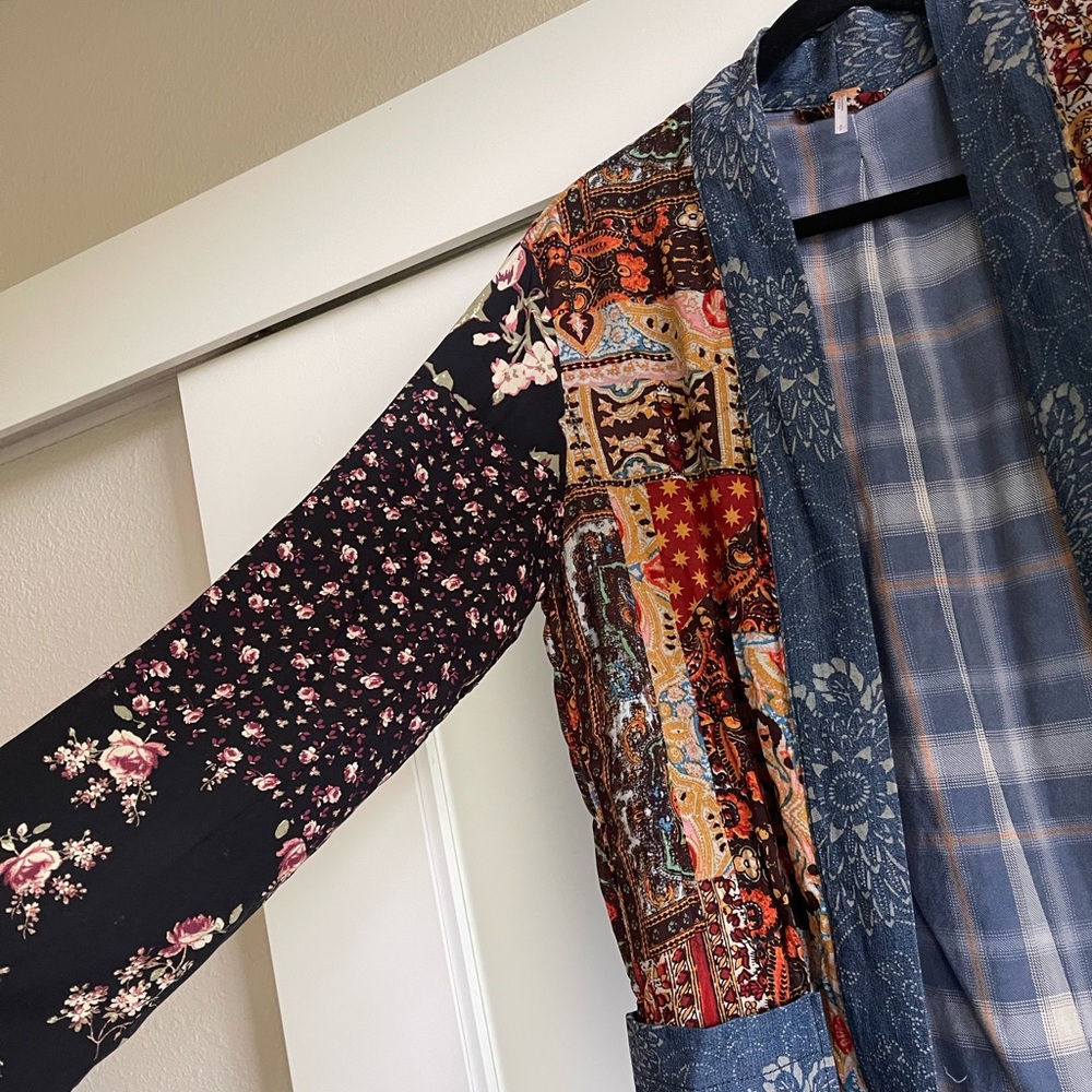 Patchwork Floral Women's Jacket - Picture 4 of 8